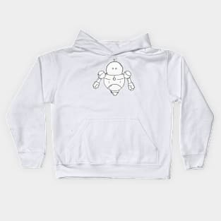 Round bot Kids Hoodie